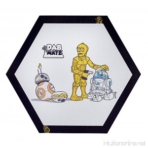 Silicone Dabbing Droids Dabmat | 10 Inch Professional Grade Quality Silicone Mat | Non-Stick Baking Mat | Pure Platinum Cured Silicone Mat - B078HS9LT5